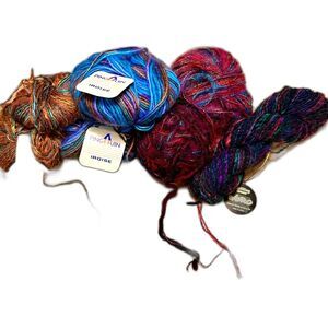 Colorful Yarn De-Stash Including Pingouin & Noro 14 oz